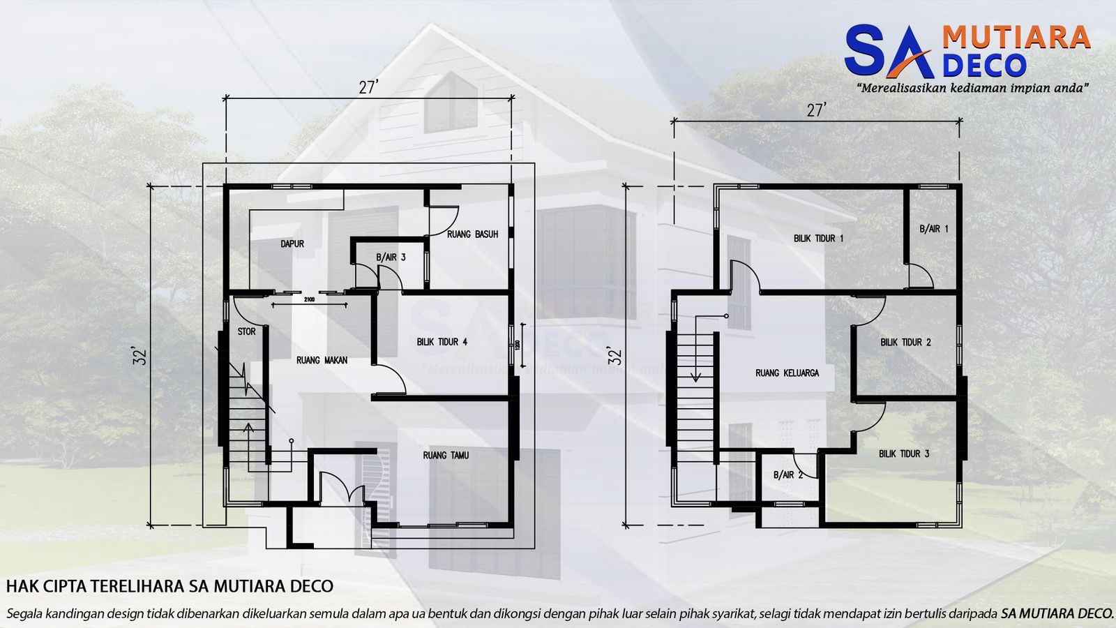 Mutiara Zamrud 1660 - Floor Plan